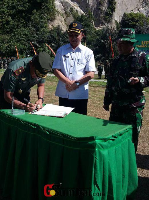 Dibayangi Harimau Sumatera, Pembukaan Jalan di Jorong Sitingkai Palupuh Agam oleh TNI dan Rakyat Tetap Berjalan Sesuai Rencana