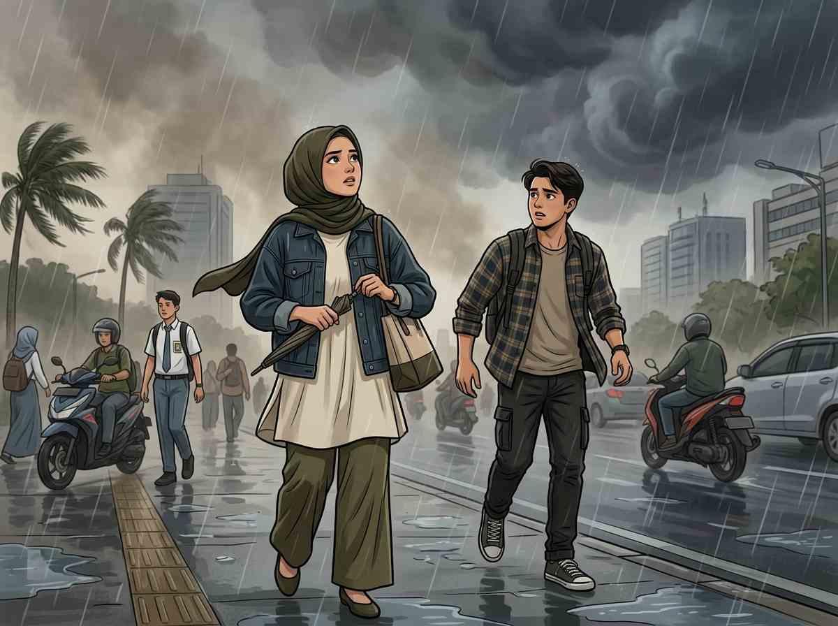Warga Pekanbaru Waspada, BMKG Prediksi Hujan Lebat di Tengah Kepungan Kabut Asap