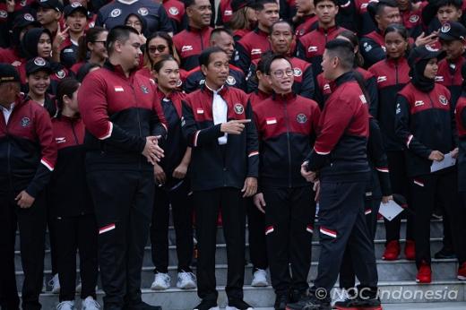 Presiden Jokowi Lepas Kontingen Indonesia ke SEA Games 2023 Kamboja
