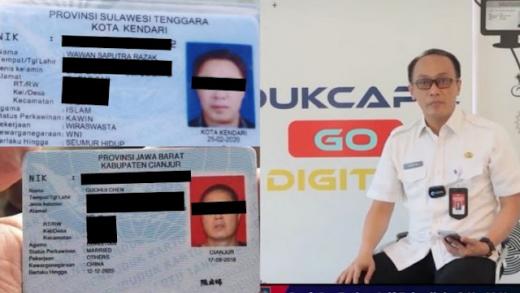 Jawaban Dukcapil Kemendagri Soal Heboh! Ratusan WNA China Diberi KTP Elektronik