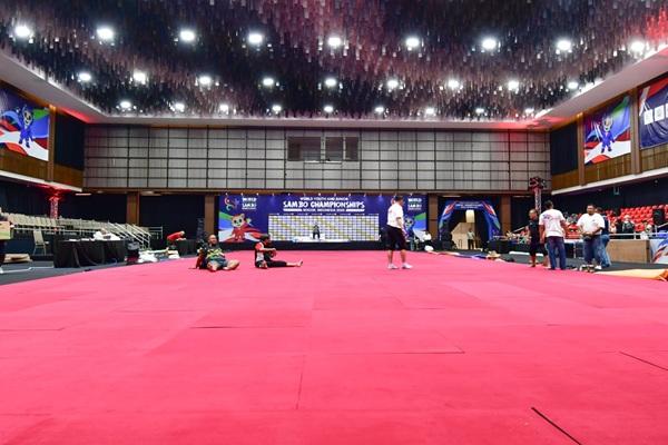 Kejuaraan Dunia Sambo, PP Persambi Tata Tempat Pertandingan JSI Resort Convention Hall Sangat Apik