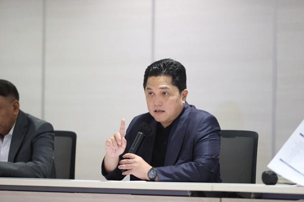 Peringkat Indonesia Melonjak, Erick Thohir Ajak Tim Kerja Lebih Keras