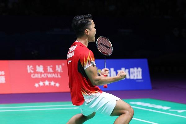Ginting Kalahkan Chou Tien Chen, Indonesia Unggul 1-0