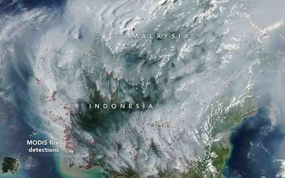 Kabut Asap Karhutla RI, Malaysia Tetapkan Darurat di Serian