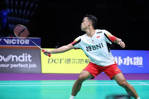 Ginting Tak Mampu Lepas dari Tekanan, Indonesia Tertinggal 0-1 dari China