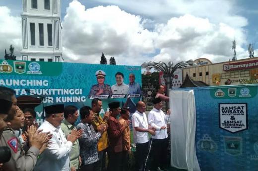 Sumbar Luncurkan Inovasi Samsat Wisata di Kota Bukittinggi