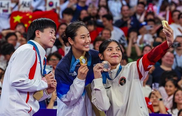 Gregoria Hadiahkan Perunggu Buat Kado HUT ke-25 dan Kemerdekaan RI ke-79