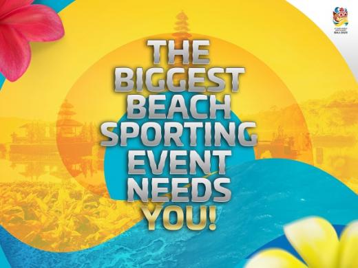 ANOC World Beach Games Bali 2023 Buka Program Volunteer