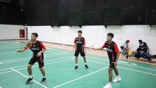Timnas Bulutangkis Putra Indonesia Siap Tempur Lawan Singapura