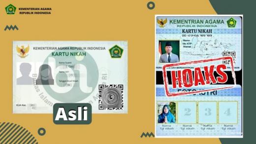 Kemenag Sebut Kartu Nikah Suami Beristri Empat Hoax