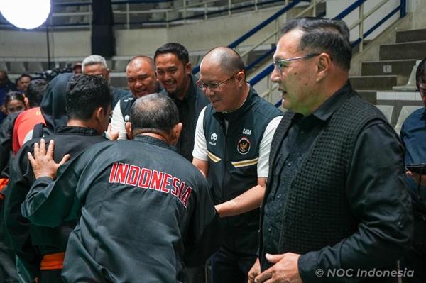 CdM Bayu Tinjau Pelatnas Pencak Silat Jelang SEA Games 2025