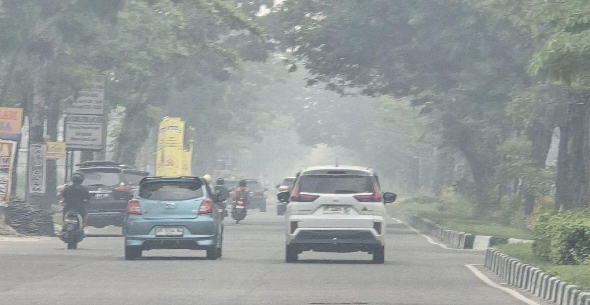 Kabut Asap Pekanbaru Kian Parah, Disdik Perpanjang PJJ Imbas Anak-anak Terserang Demam
