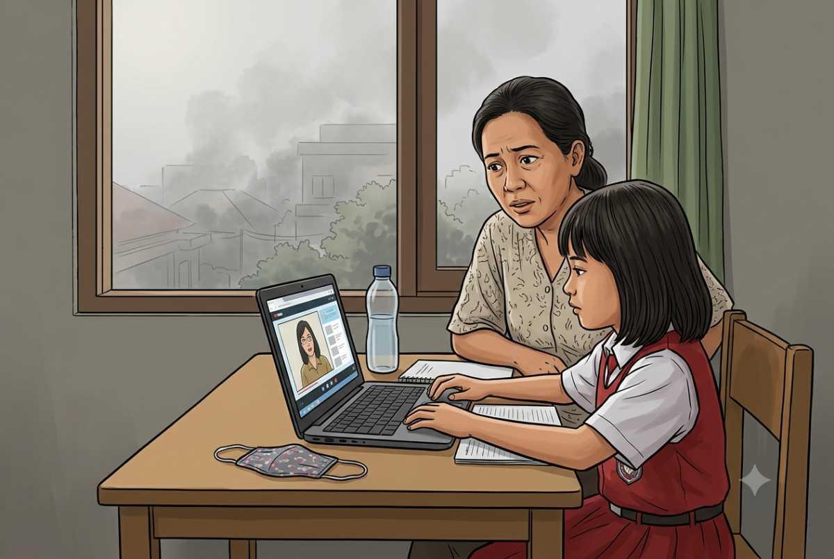 Pemkot Pekanbaru Perpanjang PJJ Hingga Sabtu, Udara Berbahaya Ancam Kesehatan Siswa