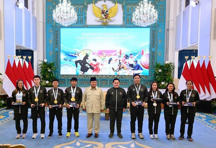 Bonus Berlimpah hingga Naik Pangkat Untuk Peraih Medali SEA Games Thailand 2025, Presiden Prabowo: Ini Pernghargaan Atas Keringatmu