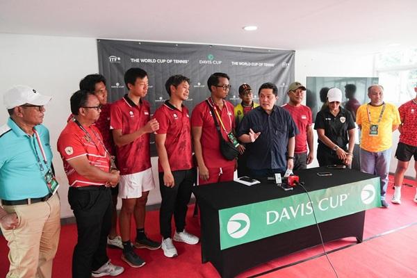 Kalahkan Togo di Babak Playoff Davis Cup 2026, Menpora Erick: Mudah-mudahan Tenis Bisa Bangkit