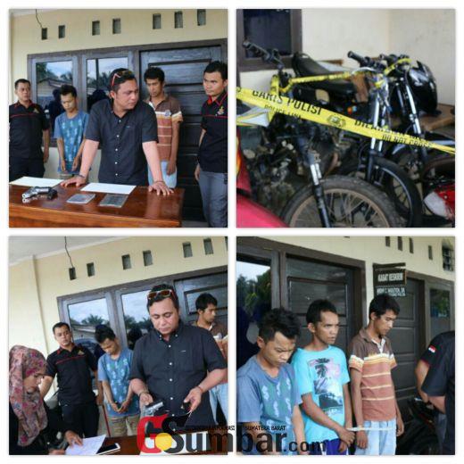 Lagi, Tiga Orang Pelaku Curanmor Antar Provinsi di Dharmasraya Ini Diringkus Polisi