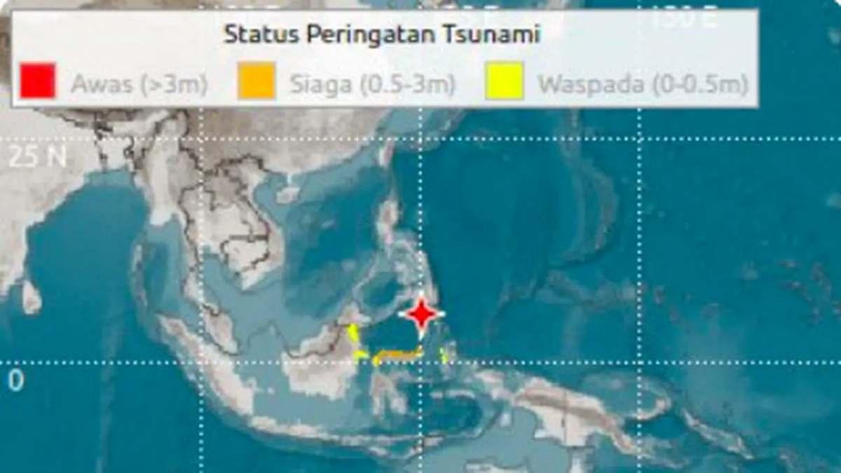 Gempa 7,7 Magnitudo Robek Ketenangan Pagi Ini di Sulawesi, Warga Enam Provinsi Diminta Jangan Panik Namun Tetap Siaga