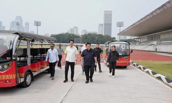 Ketum PSSI Erick Thohir Cek Kesiapan Stadion untuk FIFA ASEAN Cup 2026