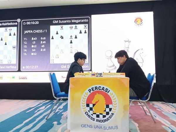 GM Susanto dan Amina Dipastikan Juara Dwi Tarung JAPFA Chess Festival 2025
