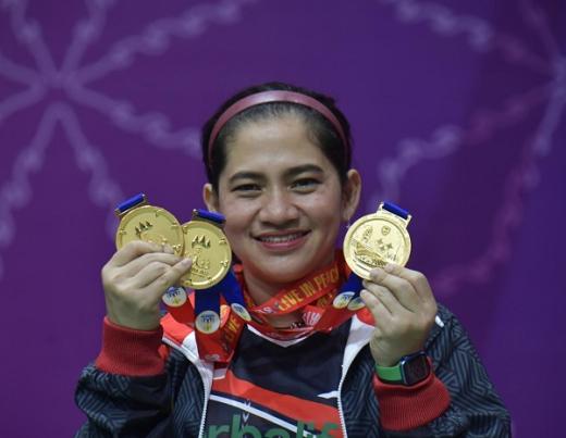 Usai Melahirkan, Leani Ratri Mampu Sumbangkan Tiga Emas