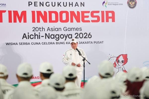 WartaPKU.com Menpora Erick Thohir saat memb