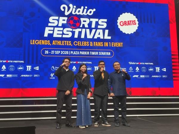 Empat Trofi Liga Bergengsi Dunia Hadir di Jakarta, Vidio Sports Festival 2026 Ajak Fans Keluar dari Layar