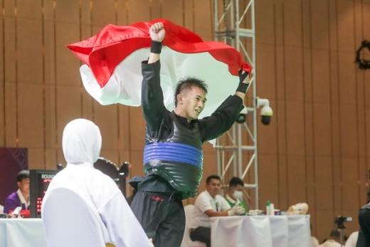 Pesilat Iqbal Candra Raih Emas Ke-26 Untuk Kontingen Indonesia di SEA Games 2023 Kamboja