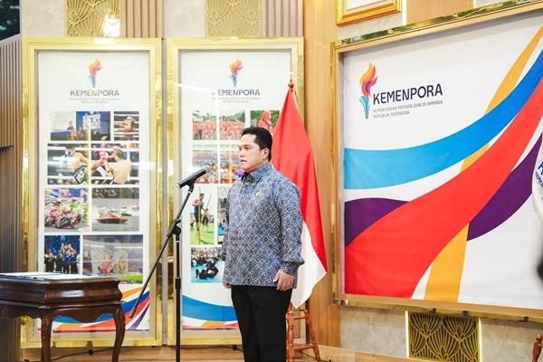 Olahraga Jadi Tolok Ukur Kehormatan Bangsa, Menpora Erick: Terimakasih Bapak Presiden Prabowo