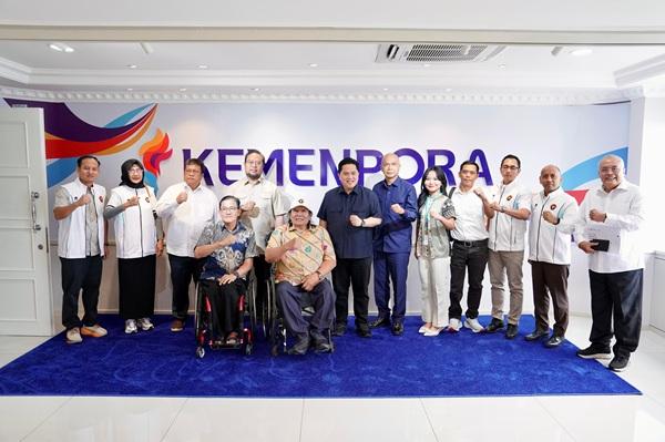 Menpora Erick Terima Ketua NPC dan CdM ASEAN Para Games 2026 Bahas Sinkronisasi Program dan Target