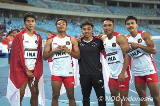 Estafet 4X100 M Putra Milik Zohri Cs