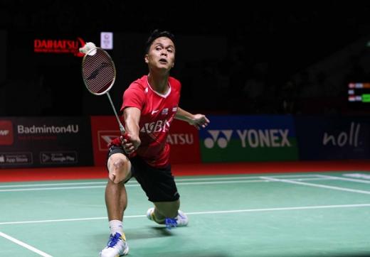 Laju Ginting Tertahan Pemain Nomor Satu Dunia
