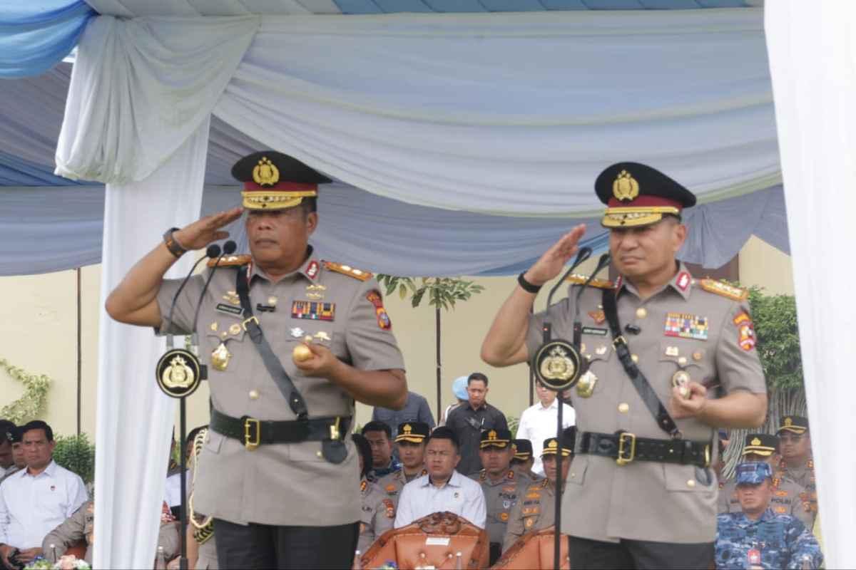 Serah Terima Pataka Polda Riau di Pekanbaru, Pesan Mendalam Kabaharkam Polri Jaga Kelestarian Hutan