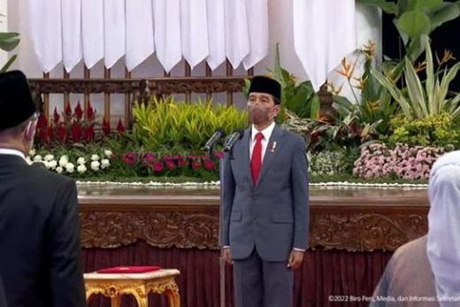 Anggota KPU-Bawaslu Periode 2022 - 2027 Dilantik Jokowi