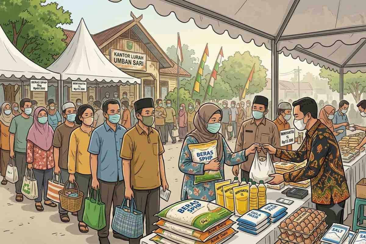 Pemprov Riau Gelar Pasar Murah di Lima Titik Pekanbaru, Beras SPHP Dijual Rp60 Ribu