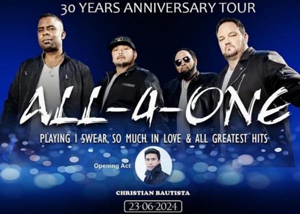 All-4-One Kembali Hadir di Jakarta Dalam Tour Peringatan 30 Tahun