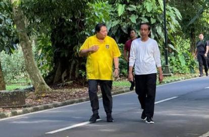 Sebelum Mundur, Airlangga Bicara dengan Jokowi 1 Jam Lebih