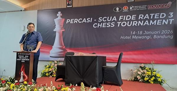 Pecatur Malaysia dan Singapura Ramaikan PERCASI-SCUA FIDE Rated 3 Chess Tournament 2026