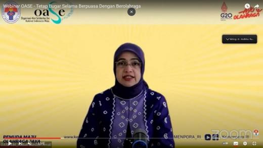 Webinar OASE-KIM Sampaikan Informasi Komprehensif Tentang Pentingnya Olahraga