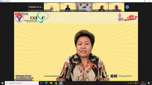 Maria Anna Ucapkan Terima Kasih Kepada Menpora Amali yang Dukung Kegiatan OASE-KIM