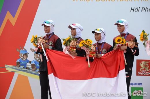 Timnas Rowing Kembali Sumbang 2 Emas dan 2 Perak