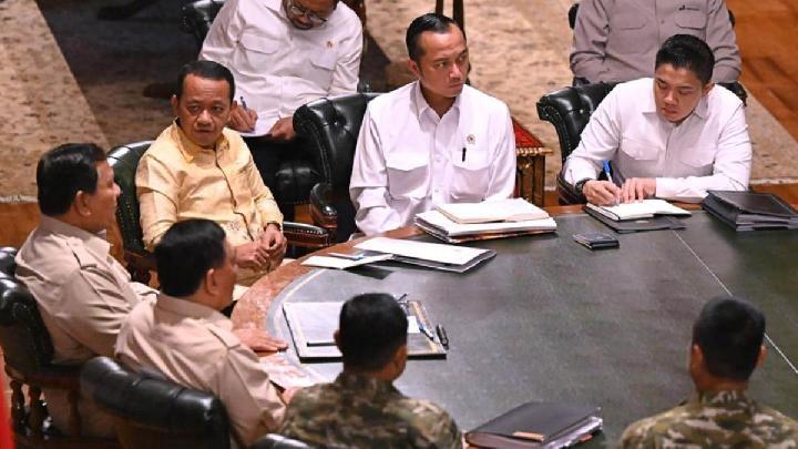 Belasan Petinggi Negara Menghadap Prabowo, Susun Kebijakan Kelautan