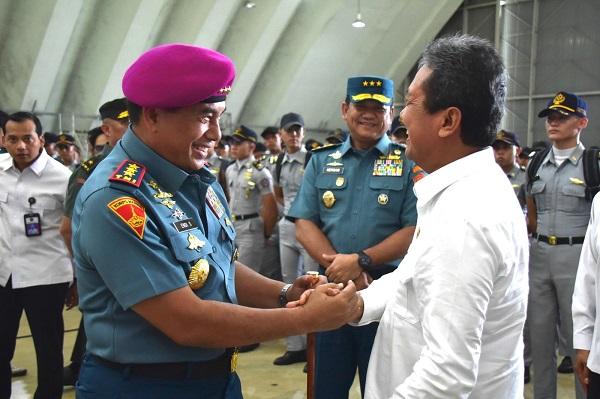 Pangkormar Hadiri Pelepasan Taruna KKP Ke Lokasi Bencana Aceh dan Sumatera