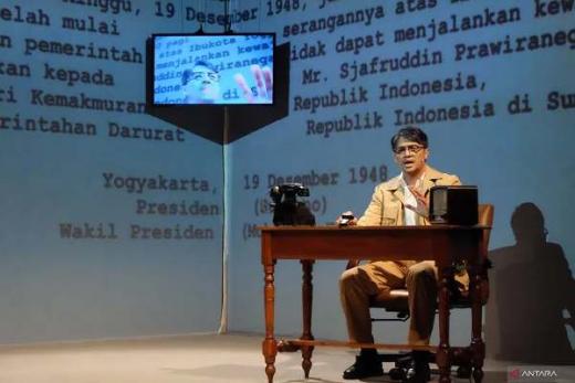 Dipentaskan 14-15 April, Monolog Di Tepi Sejarah Angkat Pemikiran Sjafruddin Prawiranegara
