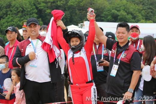 Penantian Tiara Meraih Emas Downhill SEA Games Vietnam