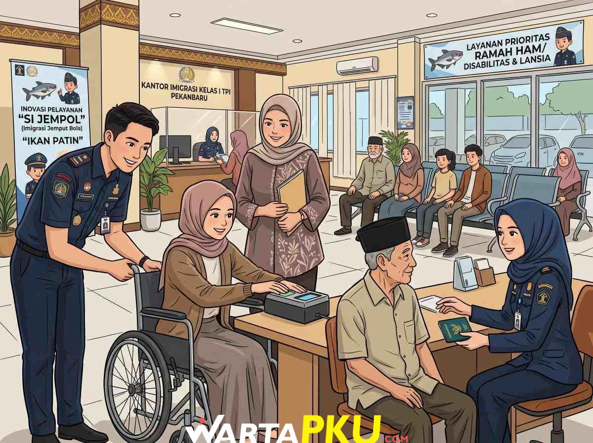 Imigrasi Pekanbaru Luncurkan Layanan Si Jempol hingga Ikan Patin, Akses Paspor Kini Lebih Ramah