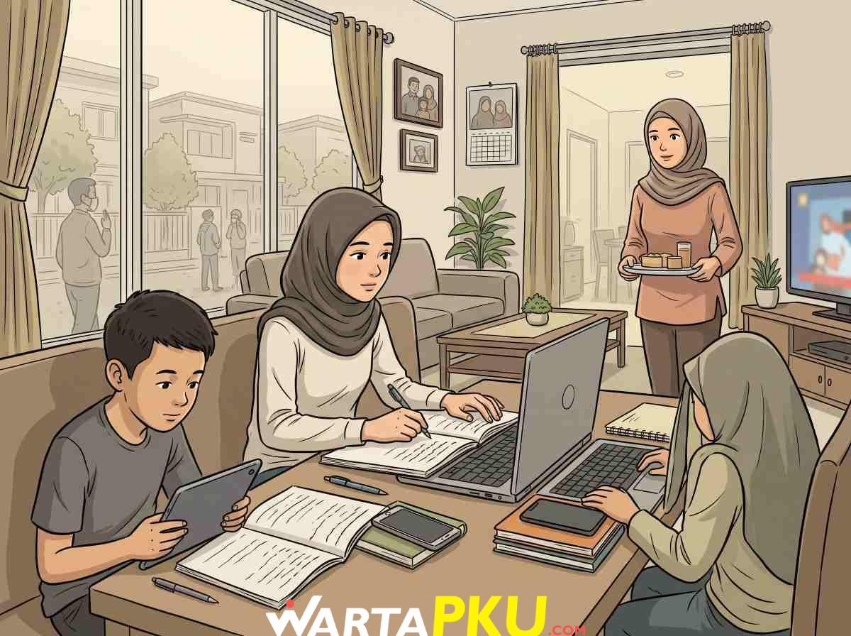 Udara Tak Sehat Ancam Kesehatan Siswa, Pemkot Pekanbaru Kaji Perpanjangan Belajar Daring
