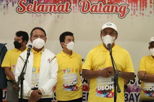 Rektor Unesa Bangga Terhadap Menpora Amali yang Libatkan Perguruan Tinggi Sukseskan DBON