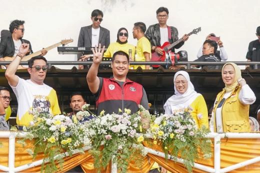 Buka Jambore Olahraga Masyarakat Purwakarta, Menpora Dito: Kegiatan Olahraga Akan Dorong Gerak Ekonomi Masyarakat