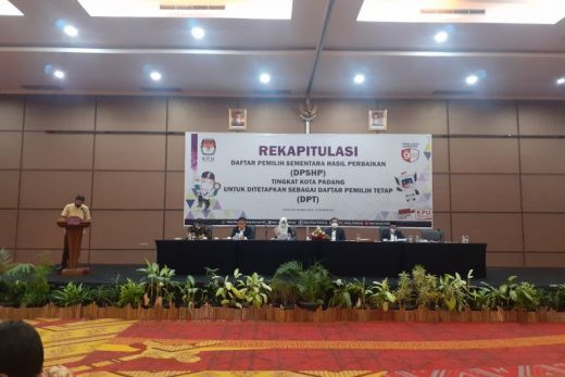 KPU Padang Tetapkan 613.513 Orang yang Berhak Memilih di Pilgub Sumbar