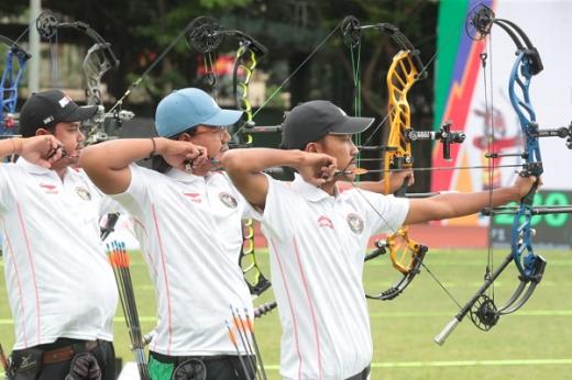 Bungkam Myanmar dan Thailand, Timnas Panahan Indonesia Ketemu Malaysia di Compound Beregu Putra
